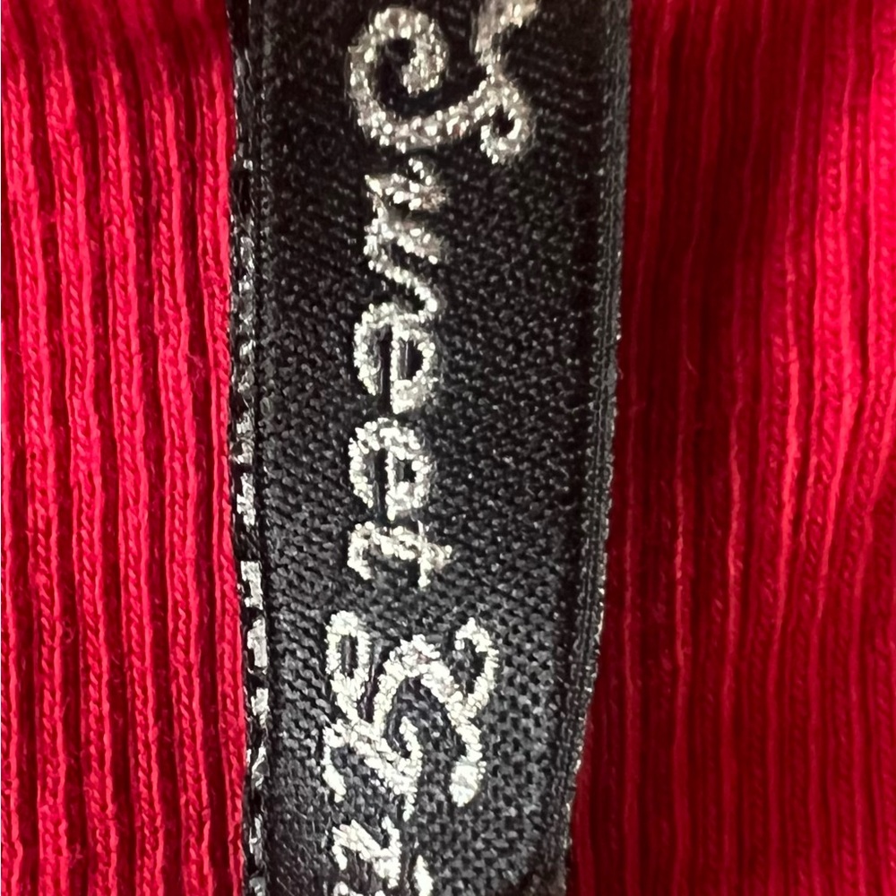 Red Tank Top with Rhinestone Design - Picture 3 of 3